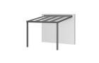 Aluminium aanbouwveranda Velvetline 300 x 300 cm - Glasdak