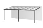 Aluminium aanbouwveranda Velvetline 700 x 400 cm - Polycarbonaat dak