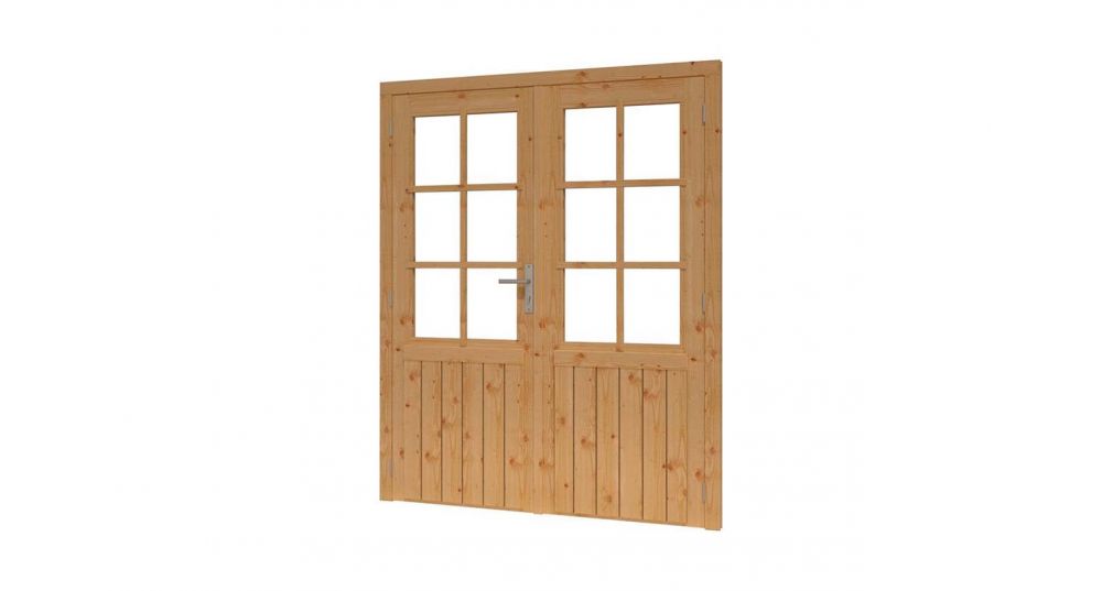 Douglas paneeldeur dubbel  2x 830x1930mm + kozijn 1796x2001mm bw 780mm