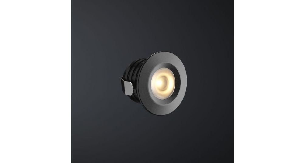 Inbouwspotset - 12 stuks - zwart - basisset excl. afstandsbediening