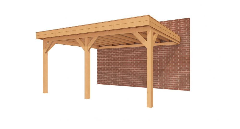 Y100113 - aanbouwveranda 500cm x 400cm