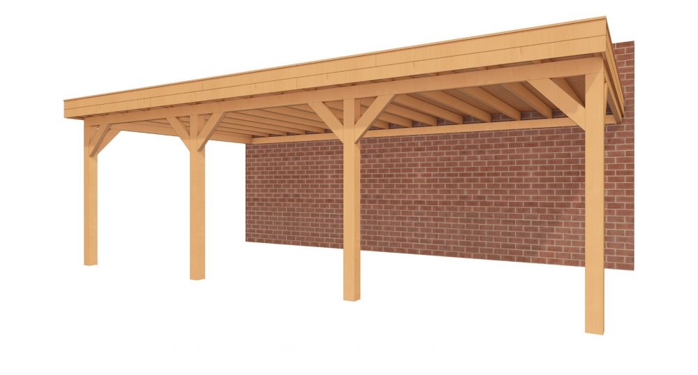 Y100116 - aanbouwveranda 750cm x 400cm