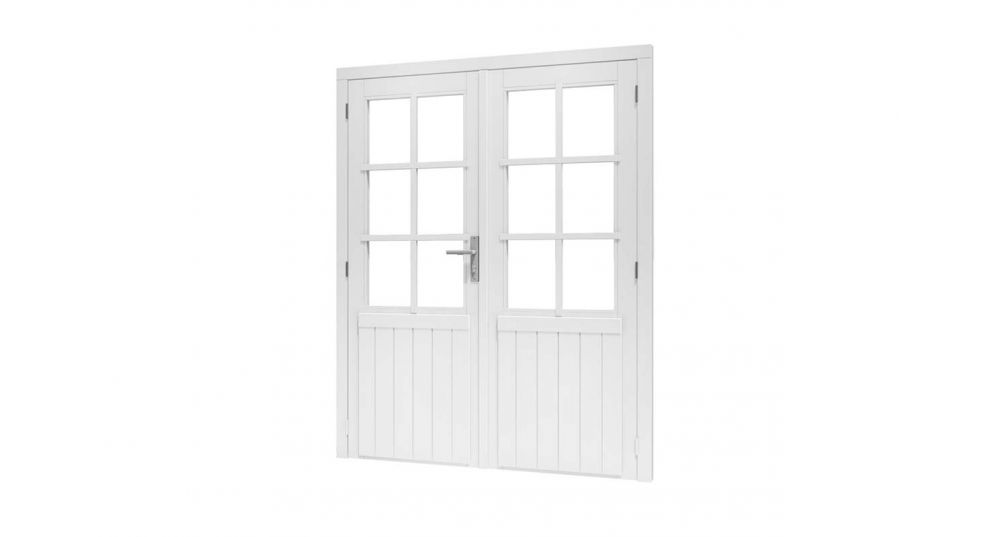 Douglas paneeldeur dubbel 2 x830x1930mm + kozijn 1796x2001mm bw 780mm
