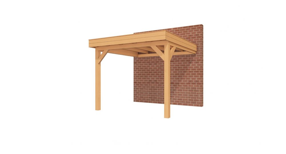 Y100081 - aanbouwveranda 300cm x 300cm