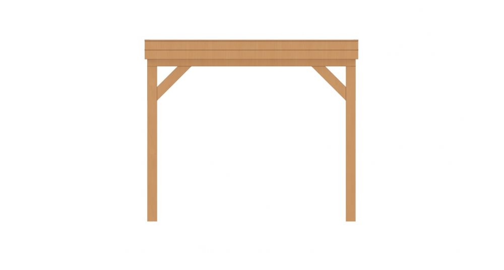 Y100081 - Aanbouwveranda plat front 300