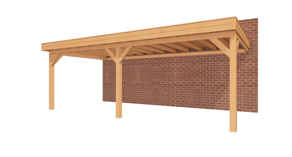 Y100100 - aanbouwveranda 700cm x 350cm