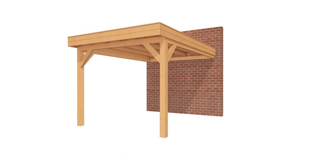 Y100111 - aanbouwveranda 300cm x 400cm